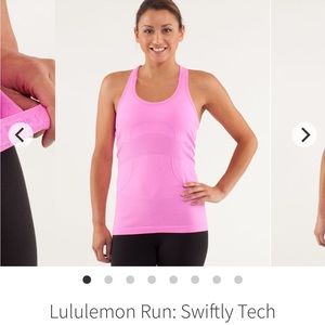 Lululemon swiftly racerback tank